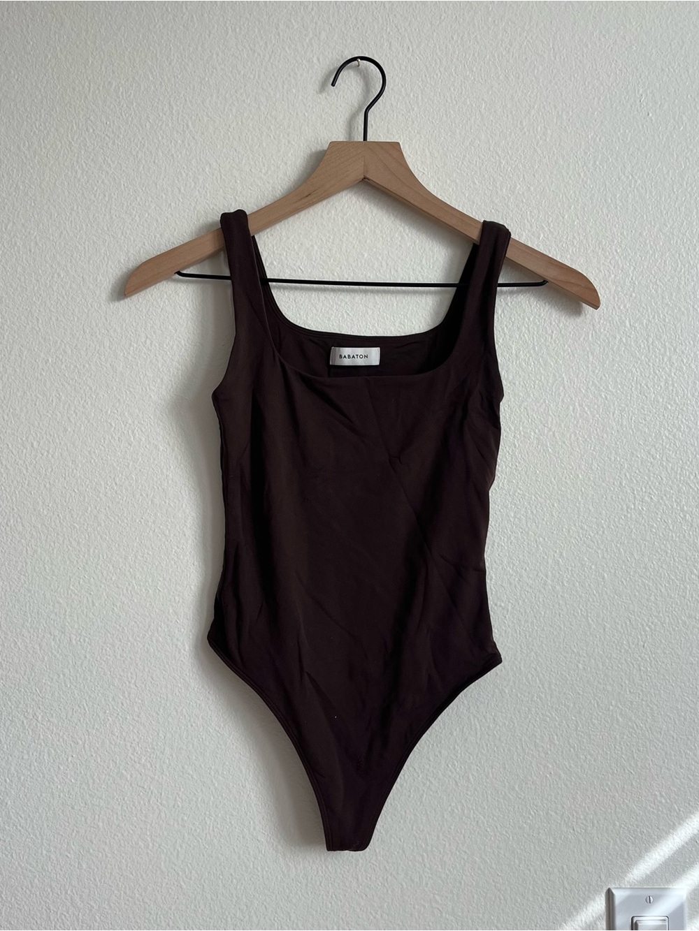Babaton Kids Dark Brown Tank One-Piece Bodysuit